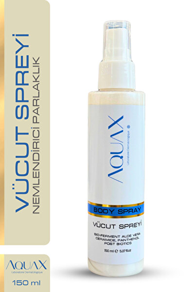 AquaX Işıltılı Vücut Spreyi 150 ml - Nemlendirici Etki Ve Işıltılı Cilt