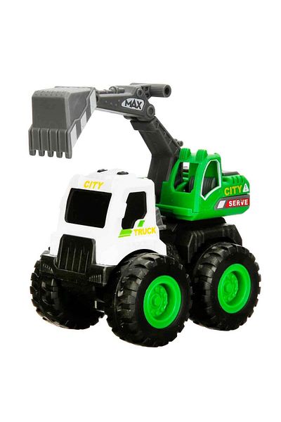 Sunman Friction City Vehicle 47132 White Scoop