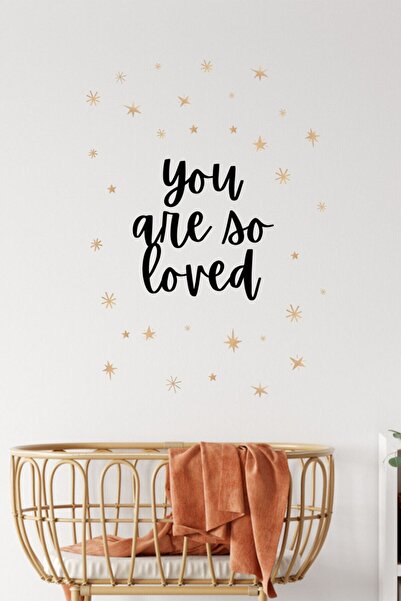 MIGNATIS Autocolant de perete „Ești atât de iubit”, Autocolant de perete pent...