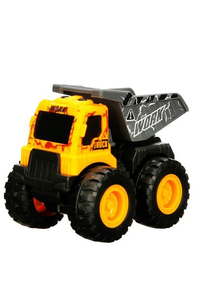Sunman Friction City Vehicle 47132 Yellow Truck