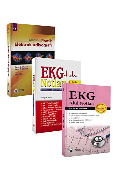 Güneş Tıp Kitabevleri Elektrokardiyografi ve Ritim Bozuklukları Seti