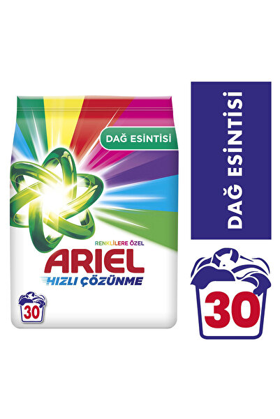 Ariel Dağ Esintisi Renklilere Özel 4,5 Kg Aquapudra Toz Çamaşır Deterjanı
