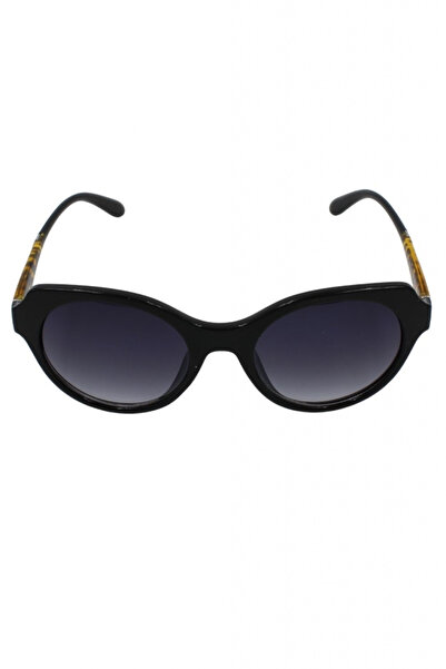 BM GİFT DESİGN Дамски черни кръгли слънчеви очила