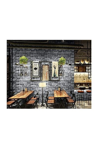 Kyrilali Tapet Kyrilali, PVC, gri, 44 x 300 cm