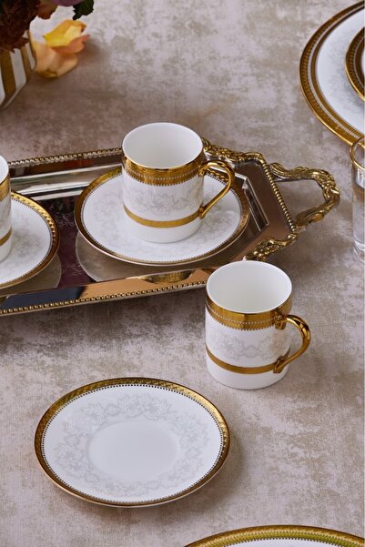 Karaca Charlotte 6-Person Coffee Cup 90 ml