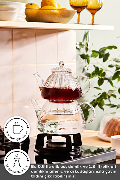 Karaca Lori Borosilikat Cam Mini Çaydanlık