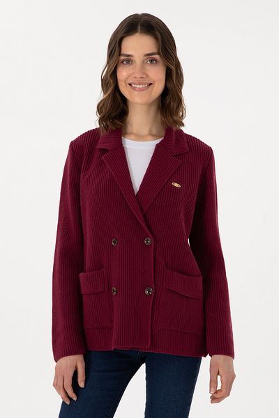 U.S. Polo Assn. Women's Cherry Knitwear Cardigan 50293027 -Vr223