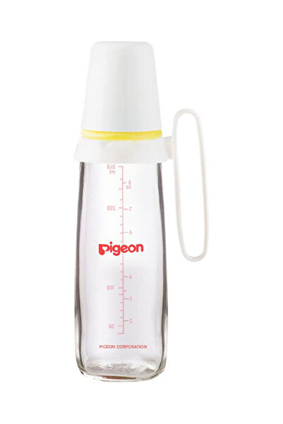 Pigeon GLASS BOTTLE WITH HANDLE 240ML (00226)
