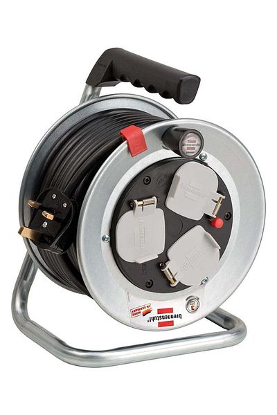 Brennenstuhl بكرة كابلات Garant S Compact بطول 15 مترًا