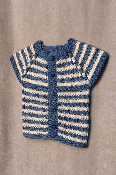 Uretti - Talia 8659 4927 Hand Knitted Boy's Vest - 2 Years Old
