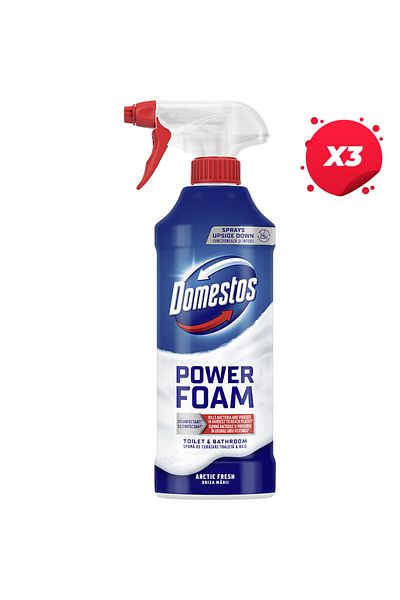 Domestos X3 - SPRAY DE SPUMA DOMESTOS 435ML BAIE BRIZA DE MARE