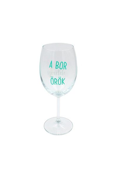 BM GİFT DESİGN Glass of wine The love of wine is eternal