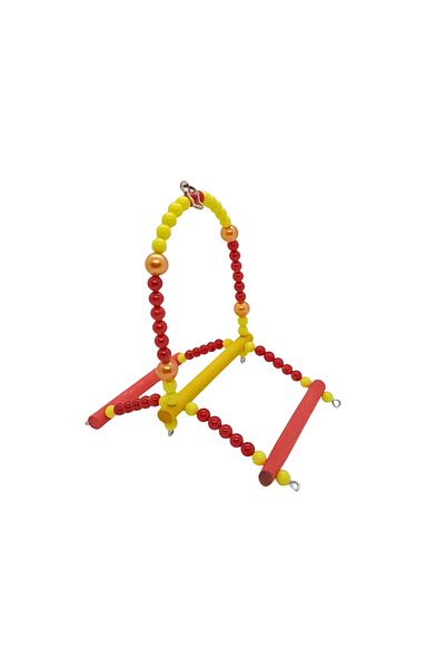 RoyalFarmVet Medium Size Quality Budgie and Parrot Beaded Bell Swing