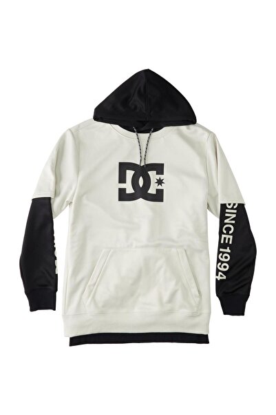 DC Shoes Dryden Erkek Kapüşonlu Sweatshirt-ADYFT03375SLV