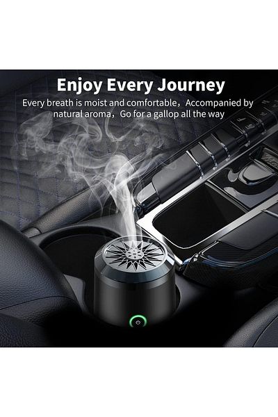 AWH Portable Electronic Bakhoor Burner – Mini USB Rechargeable Oud Diffuser for Car & Home
