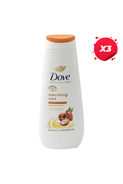 Dove X3 - GEL DE DUȘ DOVE ADVANCED CARE 400ML ULEI DE ARGAN 0%