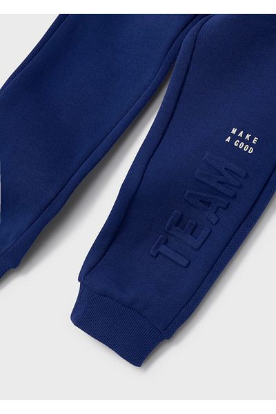 MAYORAL Children's Long Embossed Blue Tracksuit
