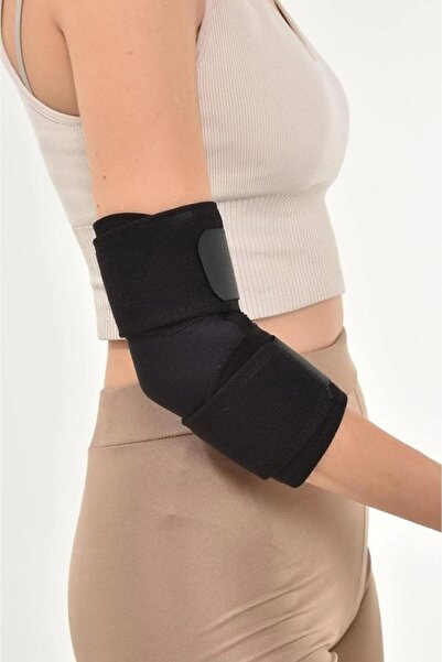 dostlife واقي الكوع للتنس باللون الأسود القياسي للجنسين