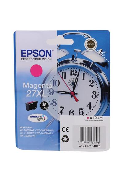 Universal خرطوشة حبر Epson 27XL باللون الأحمر الأرجواني T27134012