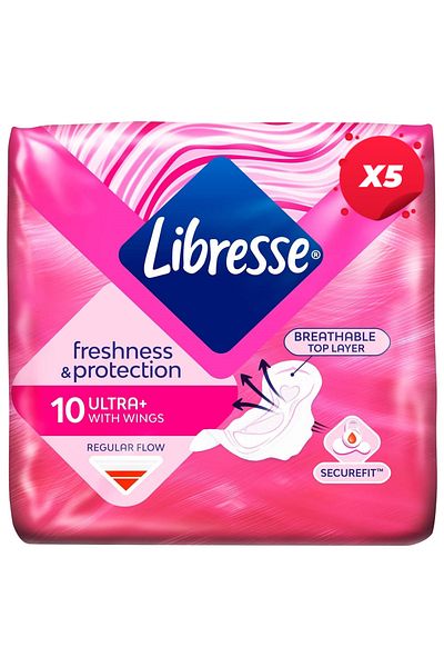 Libresse X5 - LIBRESSE PADS 10BUC ULTRA CU ARIPI