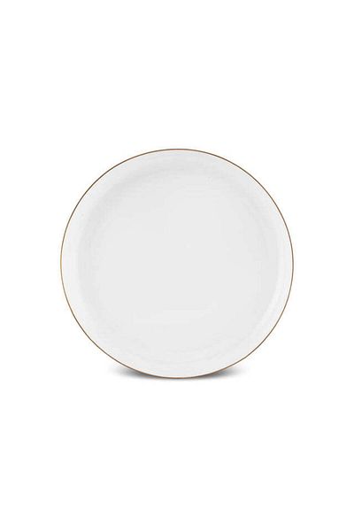 Karaca Stream Bone China Hole Gold 24-Piece Dinner Set for 6 People, Multi