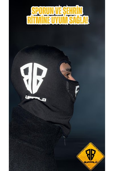 Buffalo Bandana 4 Sezoane Reflector Ochi Deschis Mască pentru gât Mască Balaclava
