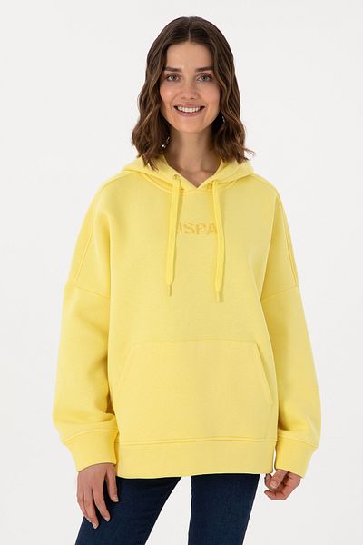 U.S. Polo Assn. Women's Yellow Sweatshirt 50292370-Vr044