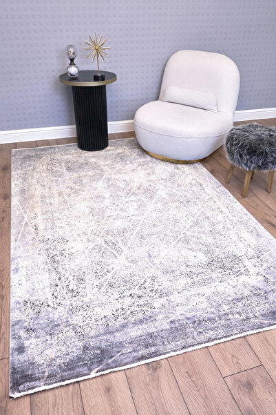 Apex Queen 8111 Antrasit Makine Halısı Modern