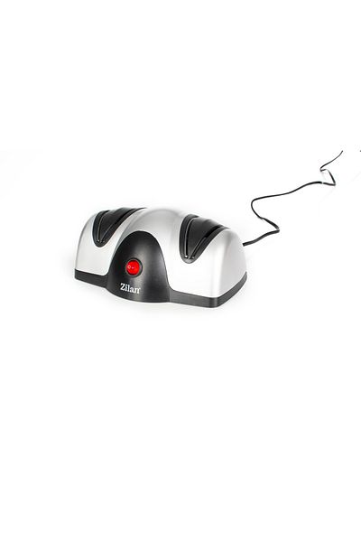 Zilan Electric Knife Sharpener Zln2168 Gray, With Two Sharpening Levels, 40w, Easy to Clean
