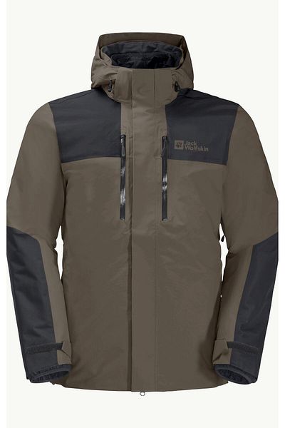 Jack Wolfskin معطف جاسبر 3 في 1 للرجال مقاوم للماء للاستخدام الخارجي- 1115261
