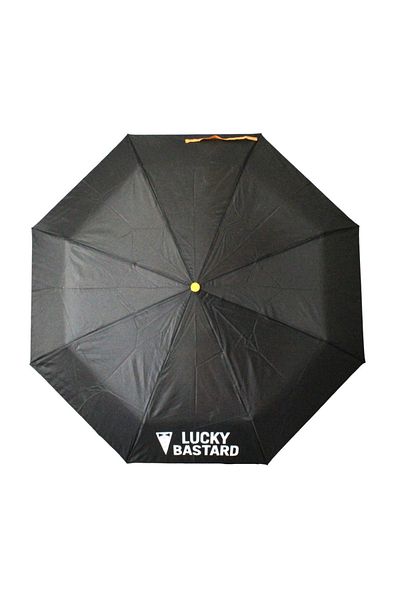 BM GİFT DESİGN Black folding umbrella Lucky Bastard collection