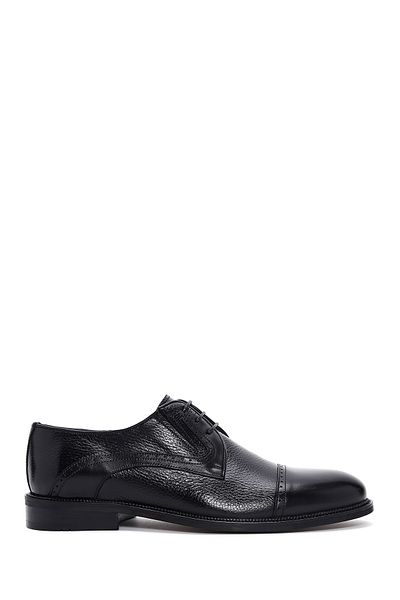 Derimod Black Leather Men's Classic Shoes - Lace-up 24sfd6002ft