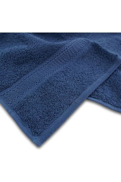 Class Home Collection Set of 2 absorbent towels, 100% Cotton, 480 gsm density, 50x100 cm + 70x140 cm, Theodorus, Navy