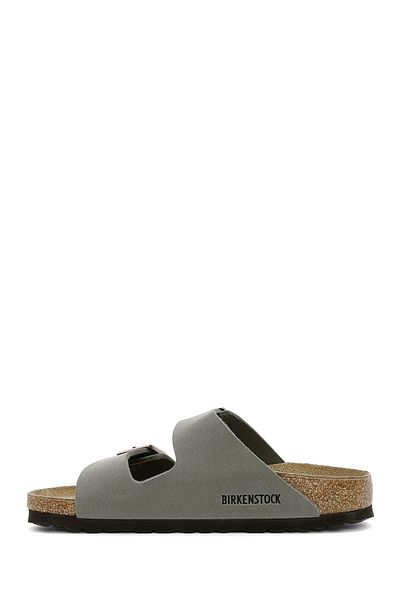 Birkenstock Women's Gray Arizona Eva Nubuck Leather Slippers K 151213