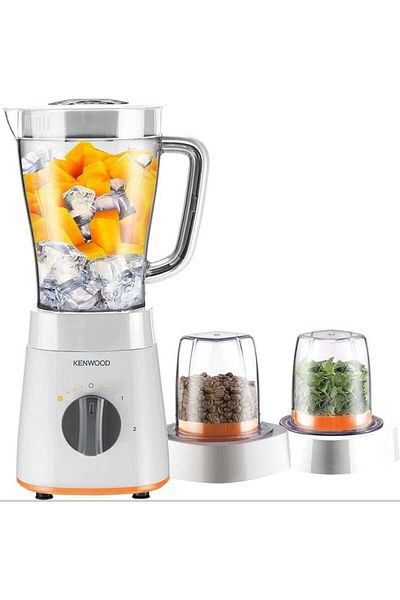 Kenwood Blender With Mill Attachment, Efficient Motor, Includes Spice and Nut Grinder, Sleek Design