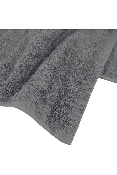 Class Home Collection Set of 2 absorbent towels, 100% Jacquard Cotton, 390 gsm, 50x100 cm + 70x140 cm, Mermin, Grey