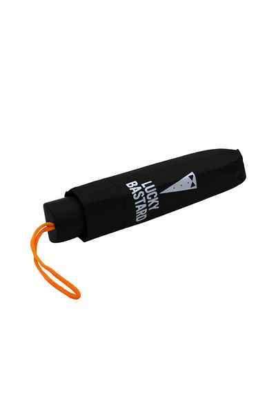 BM GİFT DESİGN Black folding umbrella Lucky Bastard collection