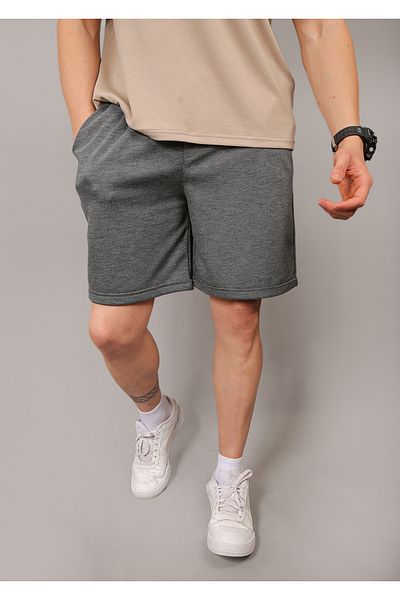EydaMoon Unisex Pique Fabric Shorts & Bermuda - Relaxed Cut Double Leg Elastic Waist Laced