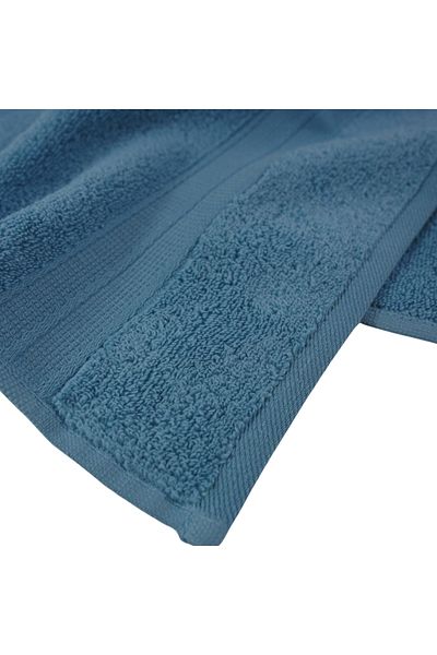 Class Home Collection Set 2 prosoape foarte absorbante, 100% microbumbac, 430 GSM, 50x100 cm + 70x140 cm, Nicander, Albastru