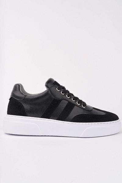 MUGGO Logan Thick Sole Lace-Up Men's Casual Sneaker Sports Shoes