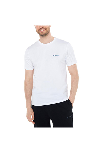 Columbia Pfg Fish Series Marlin Erkek Beyaz Outdoor T-shirt Cs0125-100
