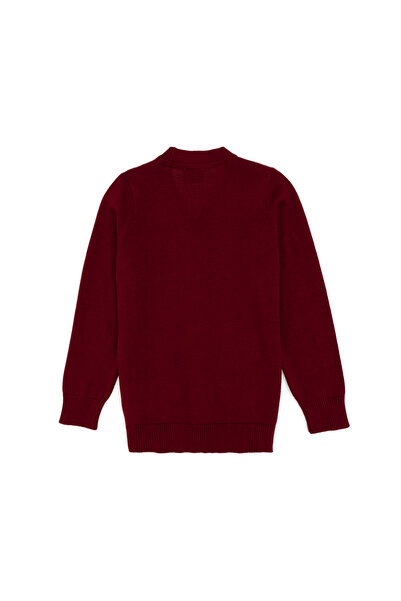 U.S. Polo Assn. Boy's Burgundy Knitwear Cardigan 50295571 -Vr014