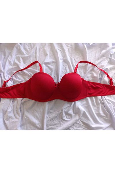 FNC design Women's Unfilled Underwire Microfabric Strapless Bra