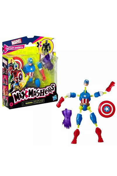 Marvel Avengers Captain America Mix Mashers Action Figure