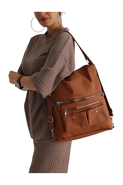 ARONA Kadın  Hem Sırt Hem Kol Çanta En x Boy x Derinlik: 32x35x11 cm