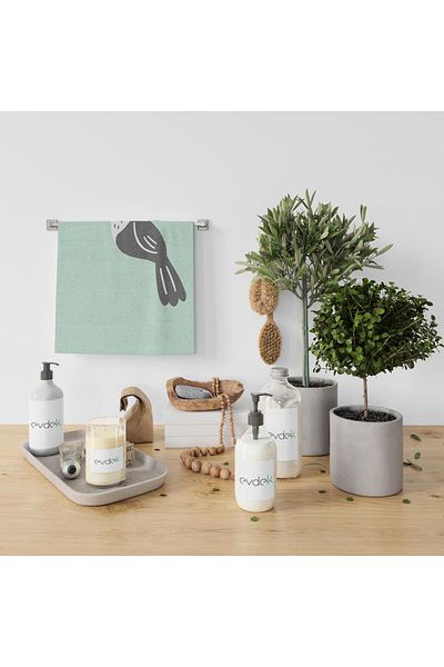 Evdek 30X50 Ds93 Model Kitchen Towel Set of 2