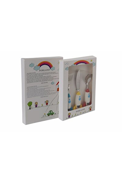 Porland Armesa HOME Mini Roet Çocuk Çatal Kaşık Bıçak Takımı 3 Parça