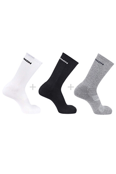 Salomon Crew 3 Pack Unisex Multicolored Casual Style Socks L36937700