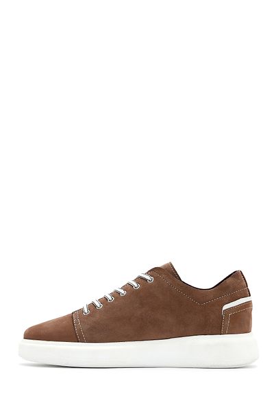 Derimod Men's Suede Leather Mink Sneakers - Lace-up, 24sfd640310
