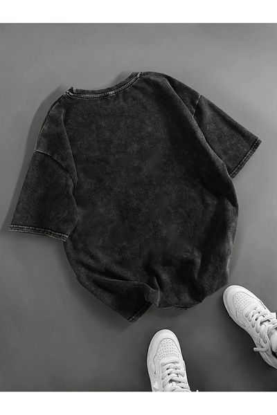 PENTHİLUS Tricou cu grafic trandafir roșu pentru femei - amestec confortabil, mânecă scurtă, decolteu rotund